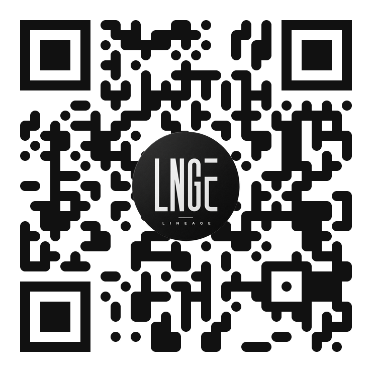 QR code linking to the LINEAGE website